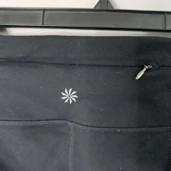 Athleta Black Floral Crop Leggings - Picture 6 of 6